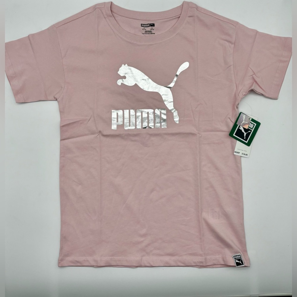 PUMA Kids Classics Pack Cotton Jersey Short Sleeve Graphic Tee (Big Kids)